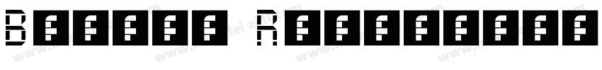 Buffon Regular字体转换